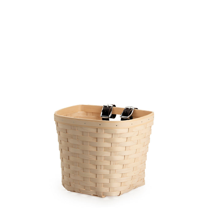 Bicycle Basket Set with Protector - Whitewashed