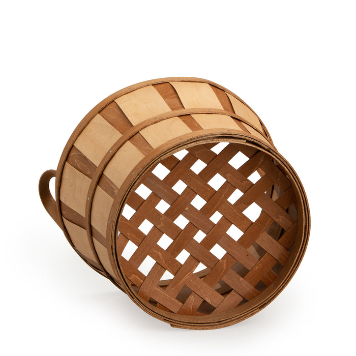 Rusty Spice Two-Tone Bushel Basket Set with Protector
