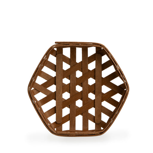 Front of Rusty Spice Honeycomb Basket Set with Protector