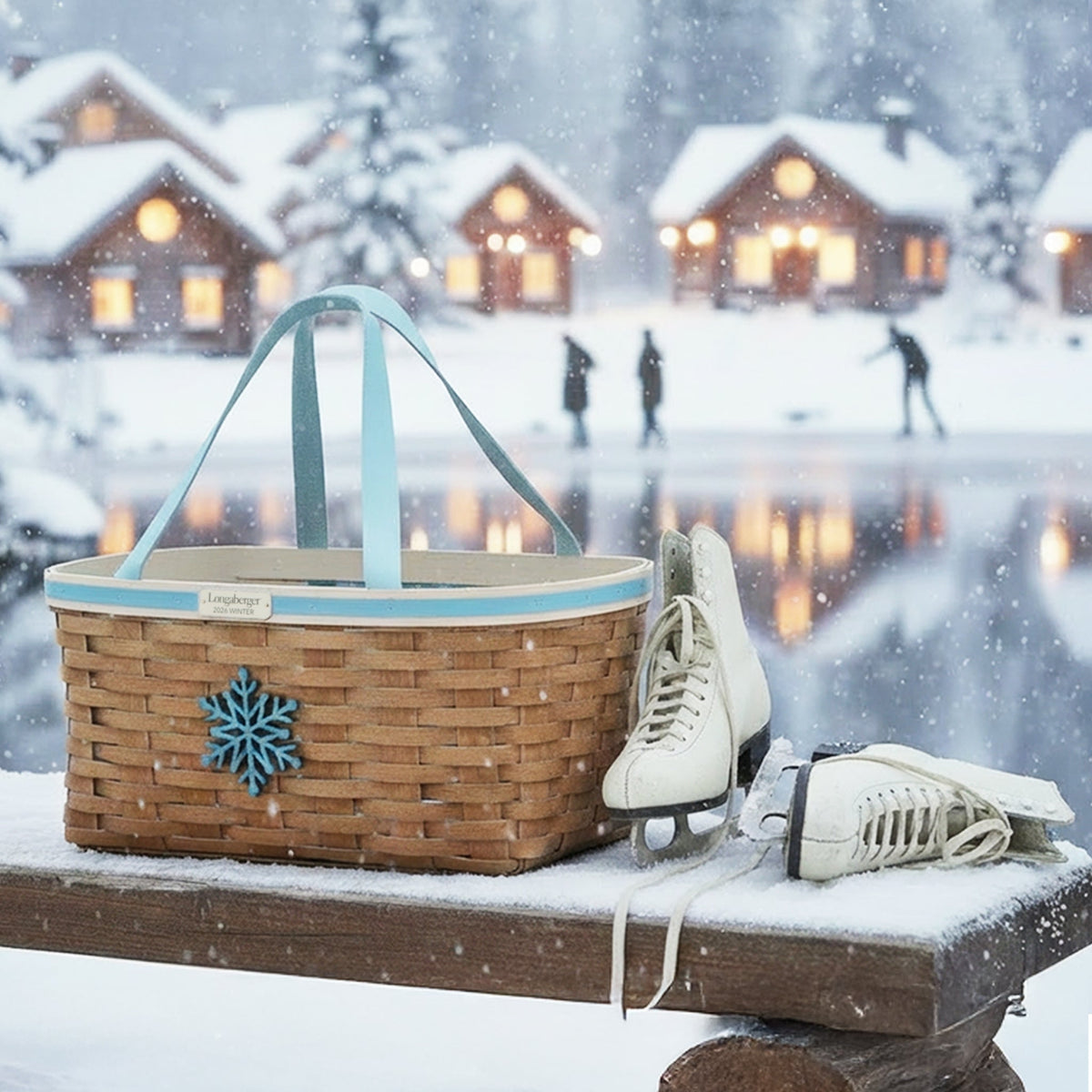 ロンガバーガー バスケット スノーマンスタンド&バスケット Longaberger Large Snowman Wrought Iron Stand W/ Two Baskets | eBay