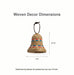 1776 Miniature Bell Woven Decor Trio - Independence-Basket Set-Woven Maple Basket-Longaberger