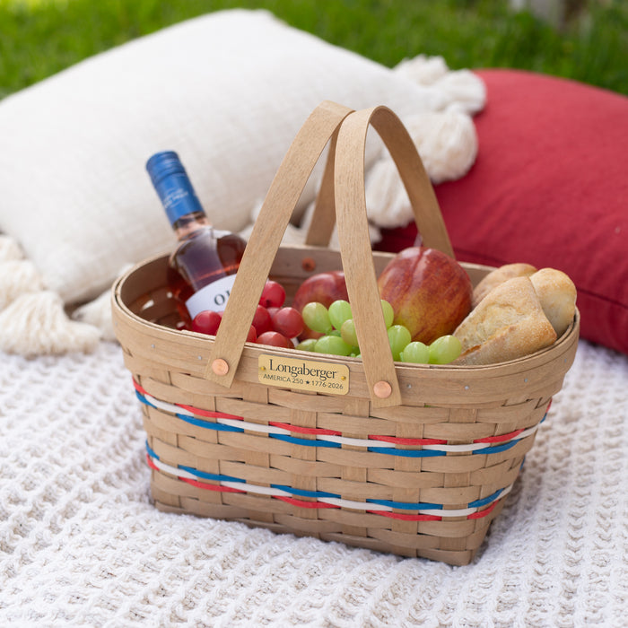 Collector's 1776 Medium Carrier Basket with Protector - Independence