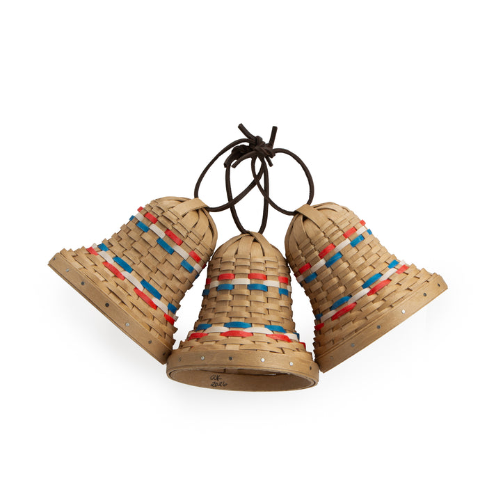 1776 Miniature Bell Woven Decor Trio