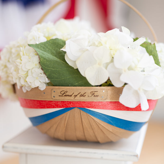 Collector's 250th Large Trug Basket with Protector - Independence