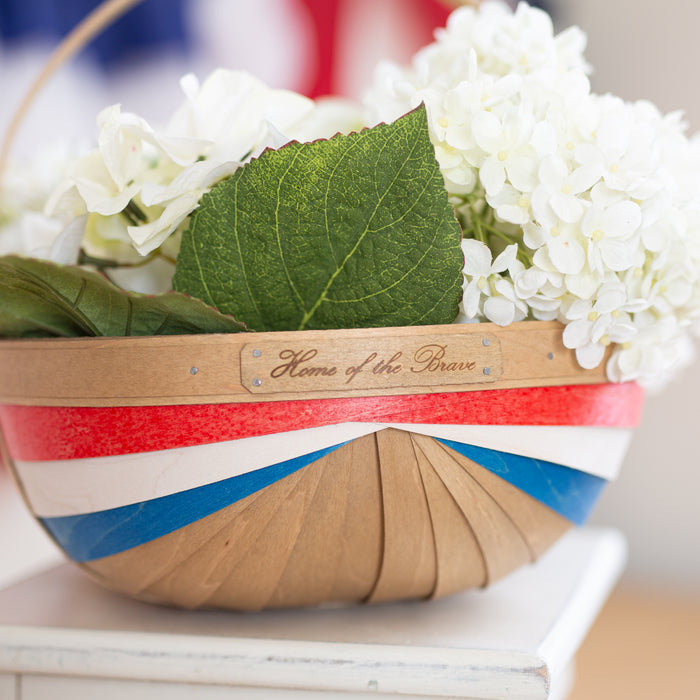 Collector's 250th Large Trug Basket with Protector - Independence