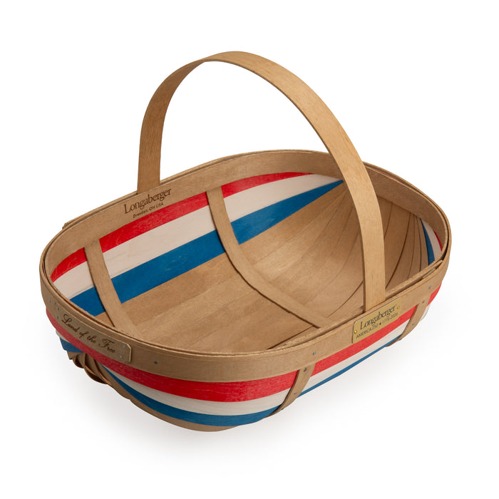 Collector's 250th Large Trug Basket with Protector - Independence