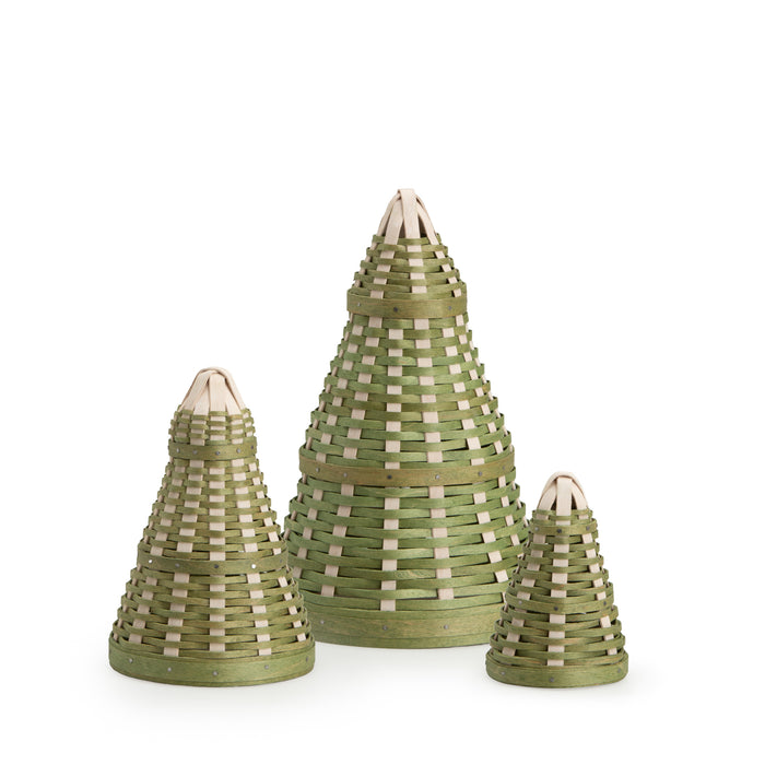 Christmas 3-Piece Frosty Tree Trio