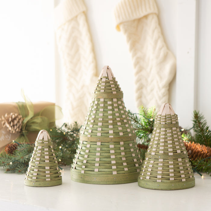 Christmas 3-Piece Frosty Tree Trio