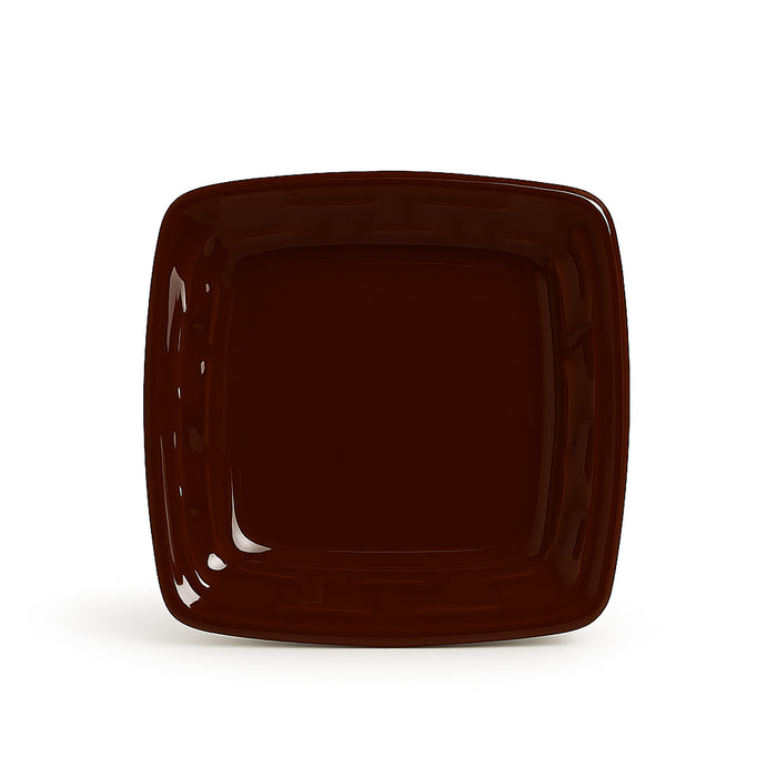 Woven Traditions® Soft Square Bread Plate - Chocolate