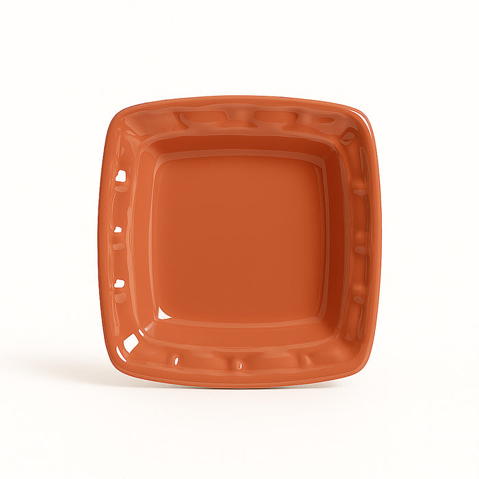 Woven Traditions® Soft Square Bread Plate - Spice