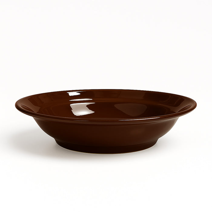 Woven Traditions® Large Pasta Bowl - Chocolate