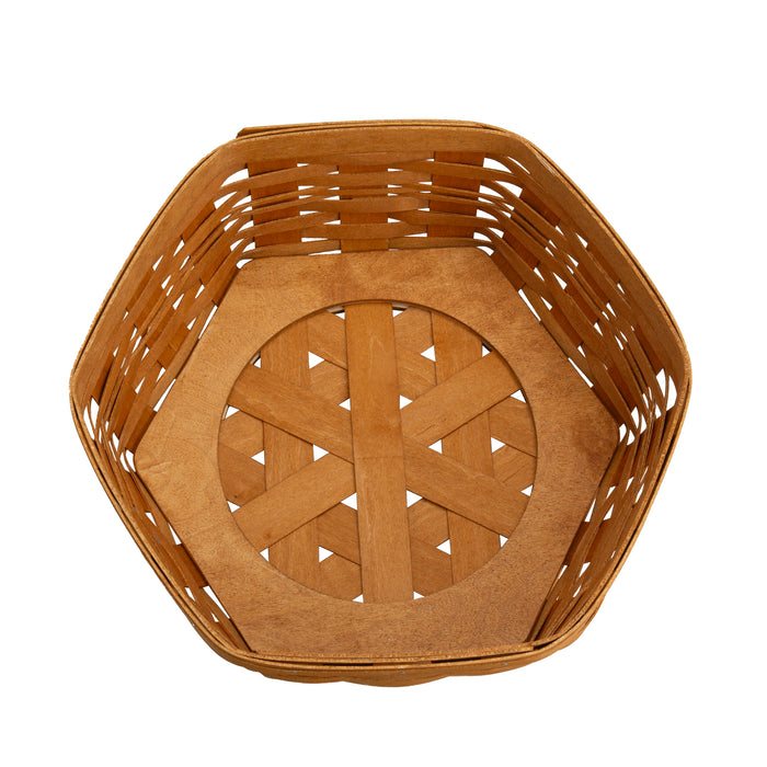 5-Piece Generations Basket Set - Warm Brown-Basket Set-Woven Maple Basket-Longaberger