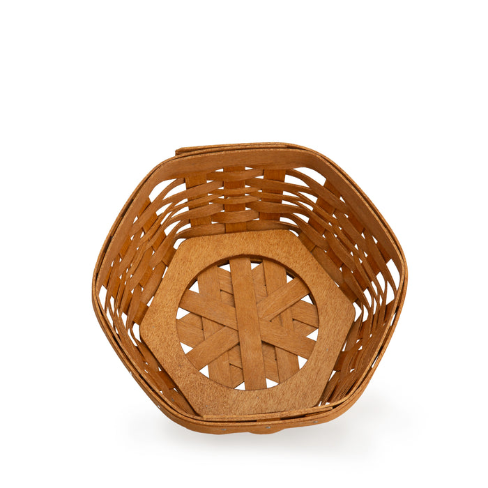 5-Piece Generations Basket Set - Warm Brown-Basket Set-Woven Maple Basket-Longaberger