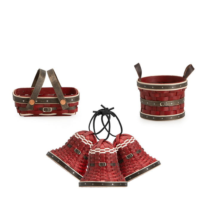 Christmas 5-Piece Santa Belly Ornament Set