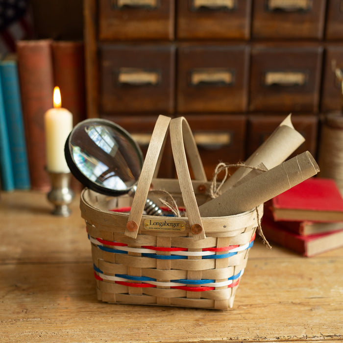 Collector's 2026 America's Basket Festival Small Carrier Basket with Protector - Independence