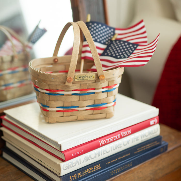 Collector's 2026 America's Basket Festival Small Carrier Basket with Protector - Independence