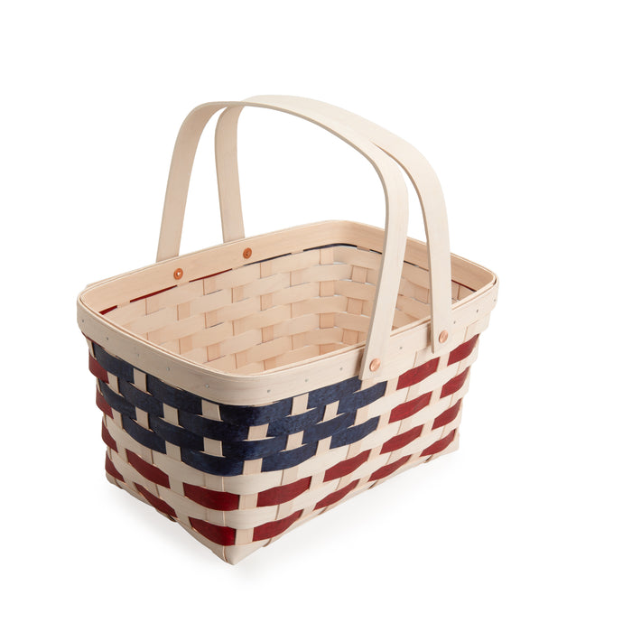 Americana 3-Piece Market Basket Set-Basket Set-Woven Maple Basket-Longaberger