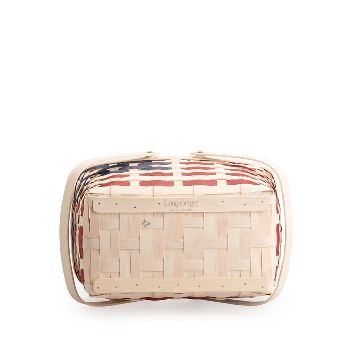Americana 3-Piece Market Basket Set-Basket Set-Woven Maple Basket-Longaberger