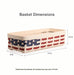 Americana Medium Centerpiece Basket with Protector-Basket Set-Woven Maple Basket-Longaberger