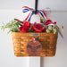 America's 250th Leather Tie-On-Tie-On-Woven Maple Basket-Longaberger