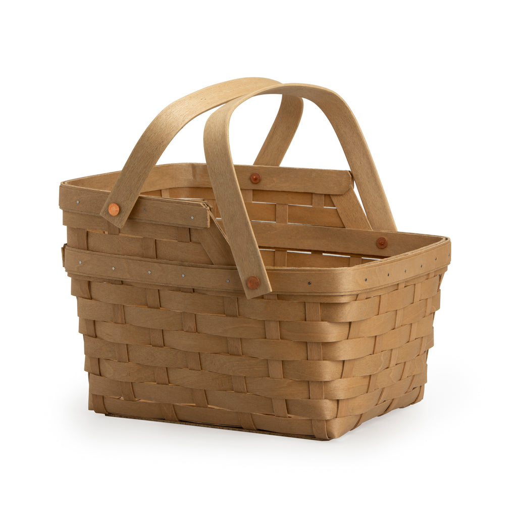 Light Brown Picnic Basket — Longaberger
