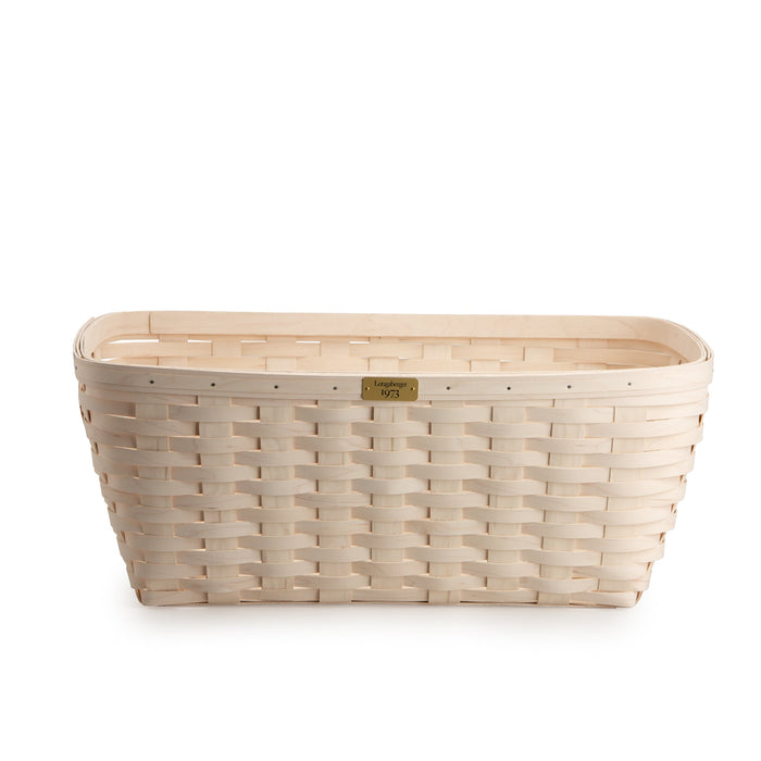 White 1973 Small Laundry Basket Set with Protector