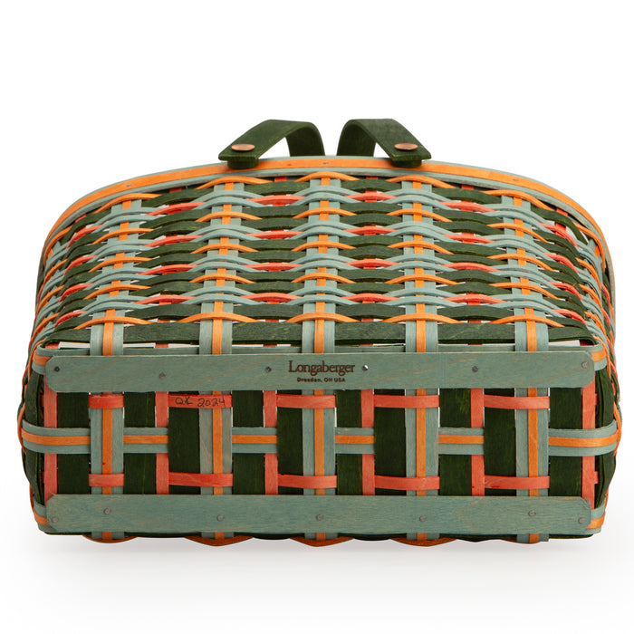 Wine Caddy - Green Plaid