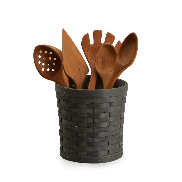 Utensil Basket Set with Protector - Pewter