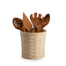Utensil Basket Set with Protector - Whitewashed