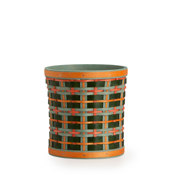 Utensil Basket - Green Plaid