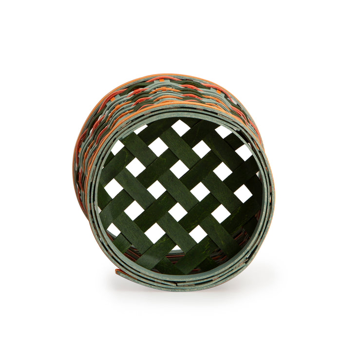 Utensil Basket - Green Plaid