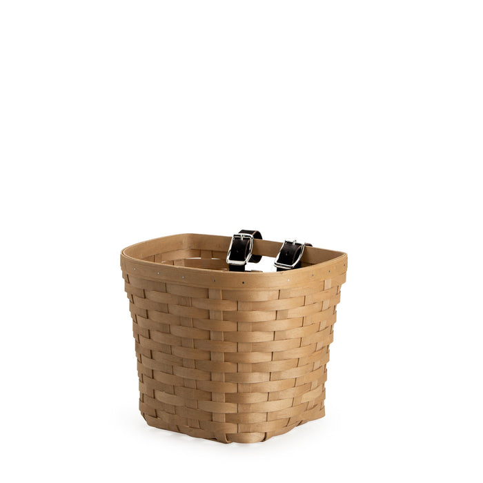 Bicycle Basket Set with Protector - Light Brown