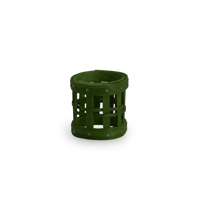 Bold Green 1896 Napkin Ring Set
