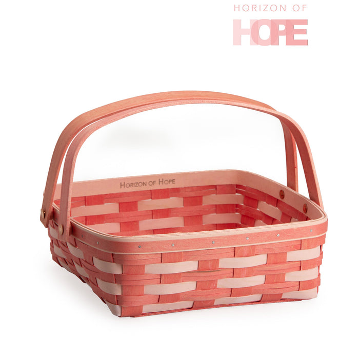 Pink Multi Weave Horizon of Hope Cake Basket Set with Free Protector