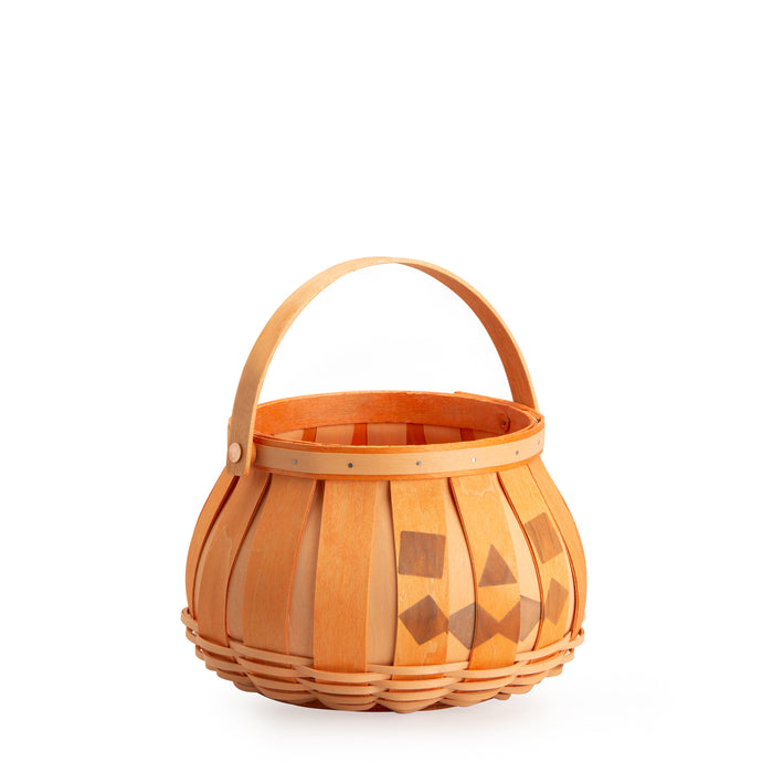 Jack-O'-Lantern Basket Set with Protector - Orange