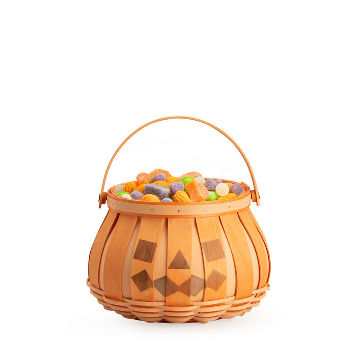 Jack-O'-Lantern Basket Set with Protector - Orange