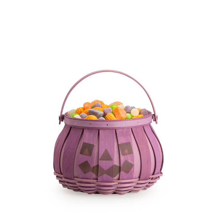 Jack-O'-Lantern Basket - Purple