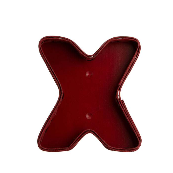 X Basket Set with Protector - Bold Red