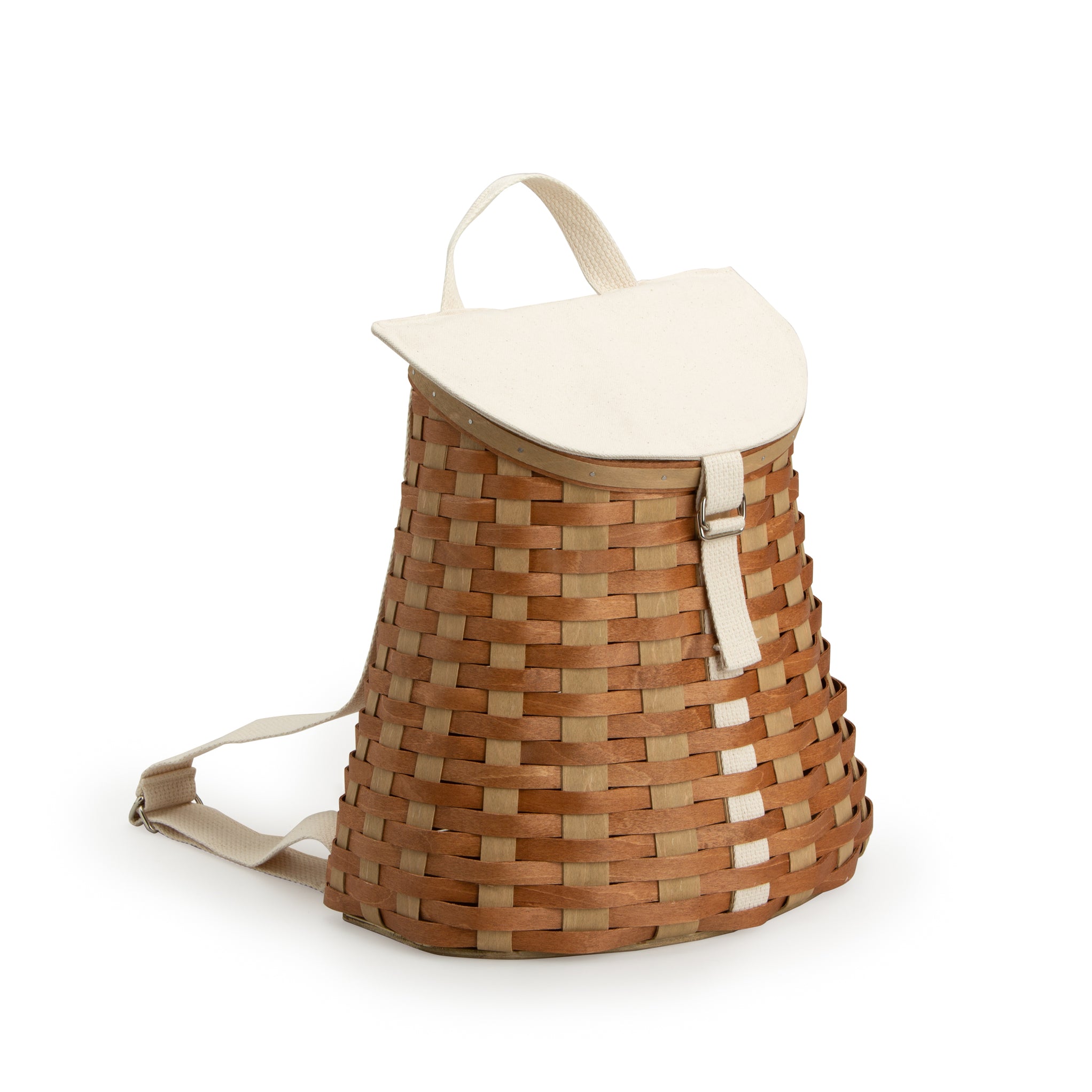 Norman Rockwell Backpack Basket Set with Protector — Longaberger