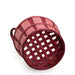 Burgundy Two-Tone Bushel Basket Set with Protector