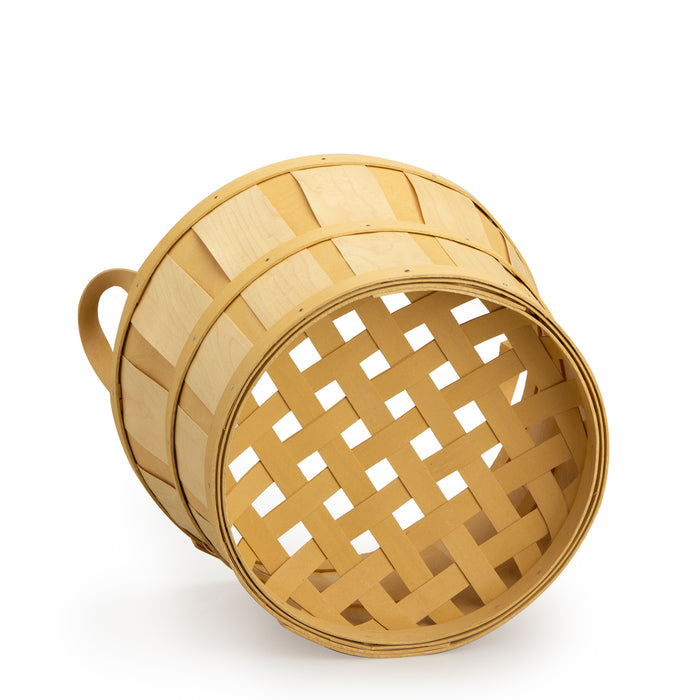Fall Gold Two-Tone Bushel Basket Set with Protector