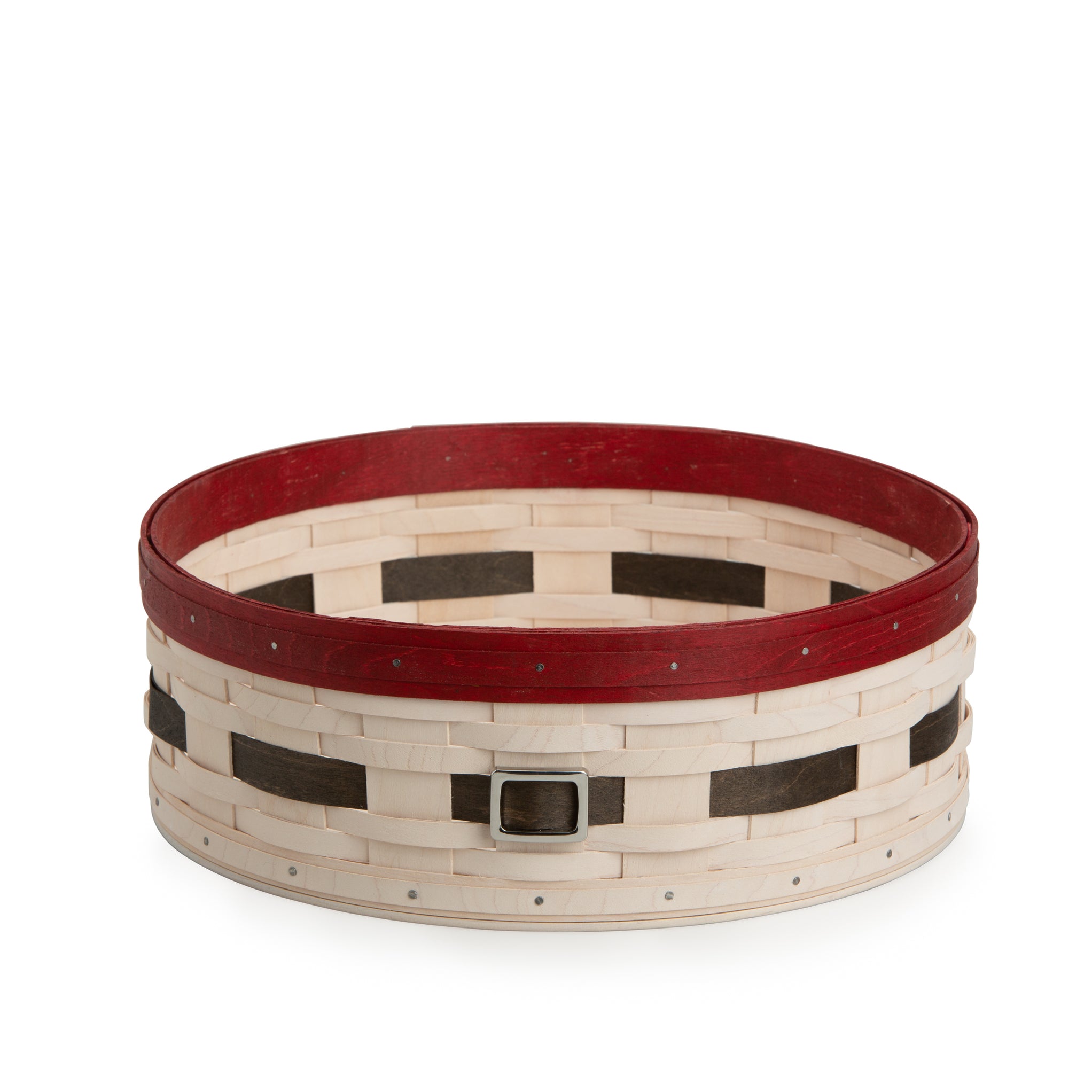 Snowman Belly Medium Plate Basket Set with Protector — Longaberger