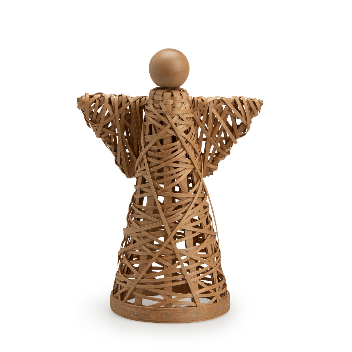Light Brown Angel Tree Topper — Longaberger