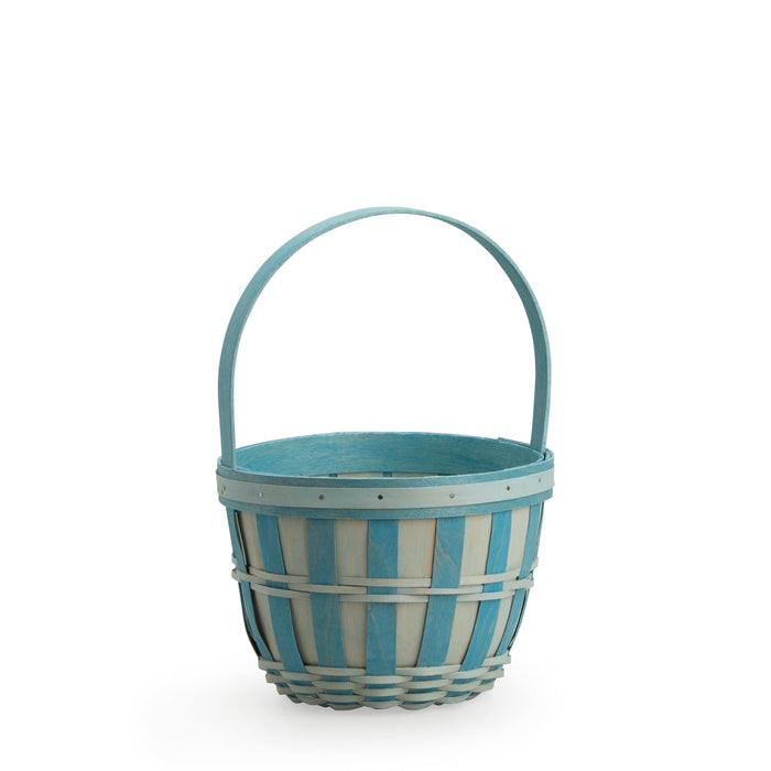 Small Easter Trug Basket Set with Protector - Robin's Egg Blue
