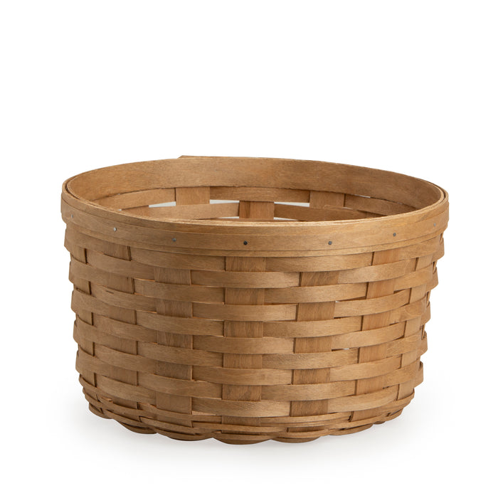 Light Brown Large Round Basket