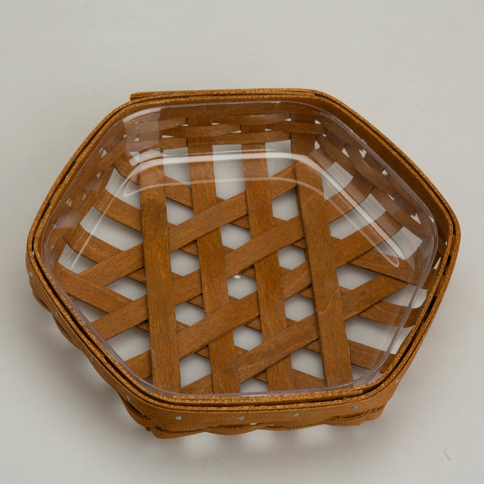 Warm Brown Honeycomb Basket Set with Protector