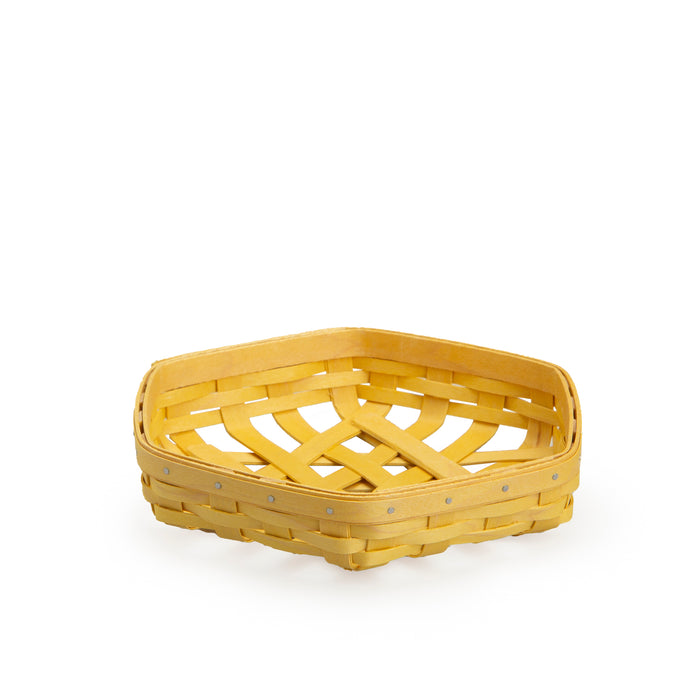 Yellow Honeycomb Basket