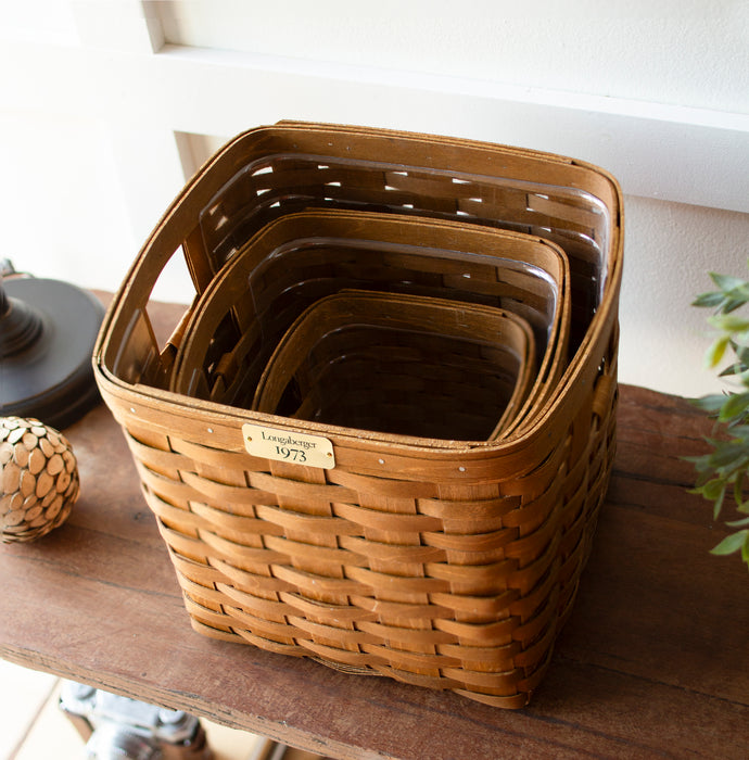 1973 Nesting Cube Set with Protectors - Warm Brown