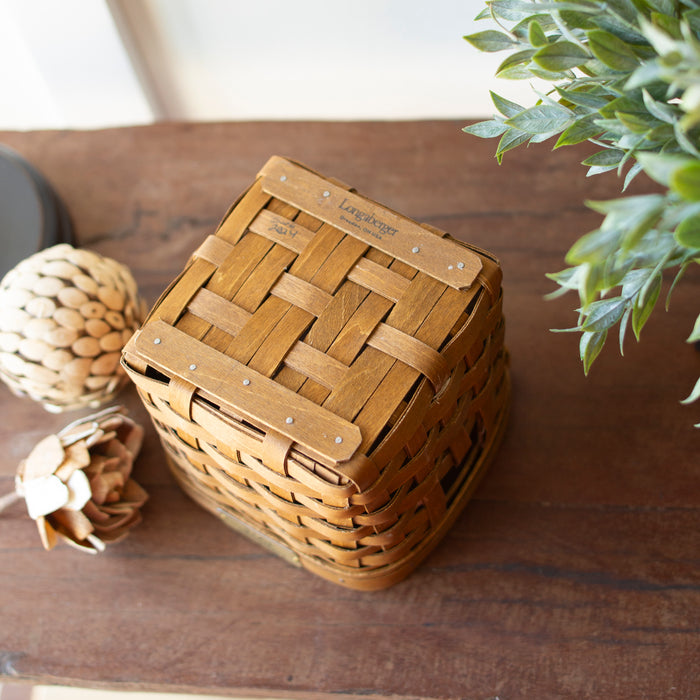 1973 Small Nesting Cube Set with Protector - Warm Brown