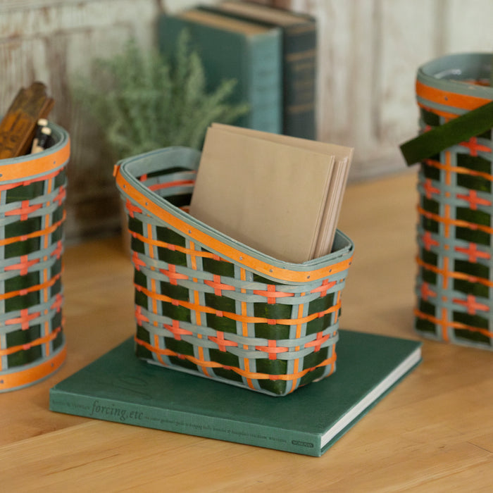 Napkin Holder - Green Plaid